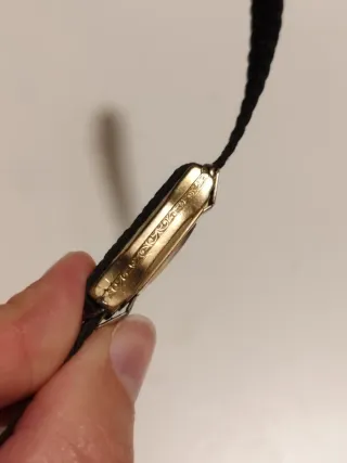 Reloj de pulsera antiguo laminado en oro art deco