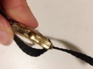 Reloj de pulsera antiguo laminado en oro art deco