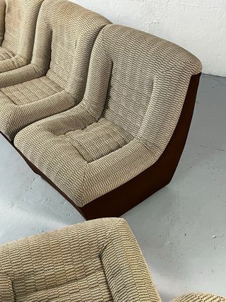 Sillón modular Space Age, Vintage años 70
