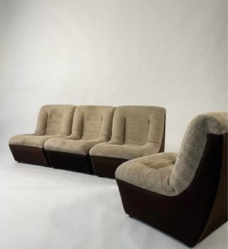 Sillón modular Space Age, Vintage años 70