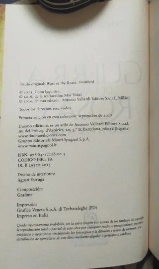 Saga "La guerra de las Dos Rosas". Conn Iggulden.