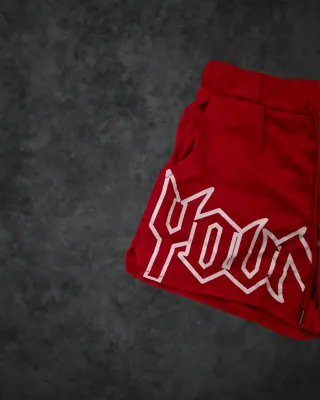 Shorts All-Star YoungLA Rosso - Abbigliamento da palestra