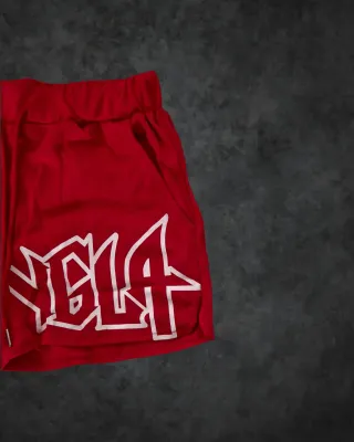 Shorts All-Star YoungLA Rosso - Abbigliamento da palestra