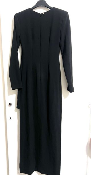 Annarita N Vestito Nero Lungo