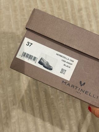 Mocasines Martinelli Hermosilla Negro Talla 37
