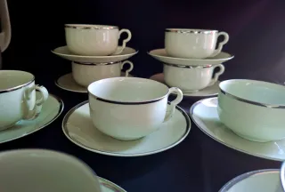 JUEGO DE CAFÉ PORCELANA VERDE MENTA PIRKEN HAMMER