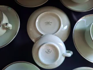 JUEGO DE CAFÉ PORCELANA VERDE MENTA PIRKEN HAMMER