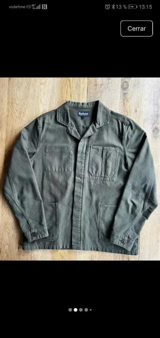 Chaqueta Barbour Chore Coat Verde Oliva