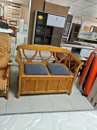 Mueble cama - Banco de madera con cama