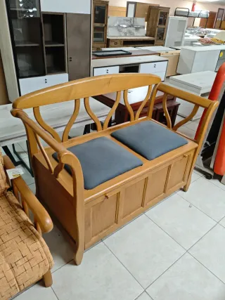 Mueble cama - Banco de madera con cama