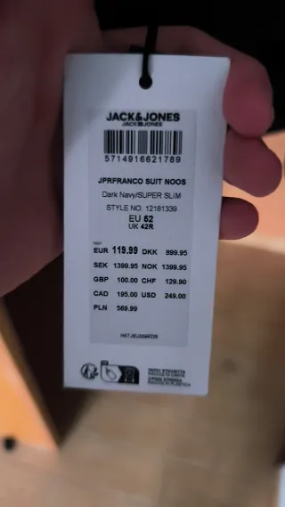 Traje Jack & Jones azul