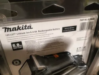 Pack 2 Baterías Compatibles Makita BL1860B 18V 6Ah