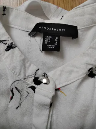 Blusa Estampado Pajaros