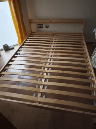 2 Camas de Matrimonio Ikea Madera