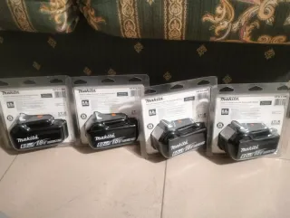 Pack 4 Baterías Compatibles Makita BL1860B 18V 6Ah