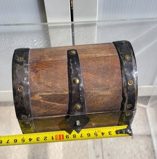 Caja Cofre Madera Estilo Castellano Vintage