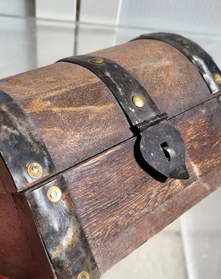 Caja Cofre Madera Estilo Castellano Vintage