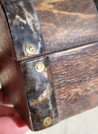 Caja Cofre Madera Estilo Castellano Vintage