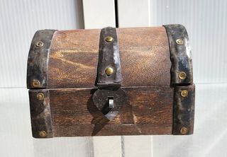 Caja Cofre Madera Estilo Castellano Vintage