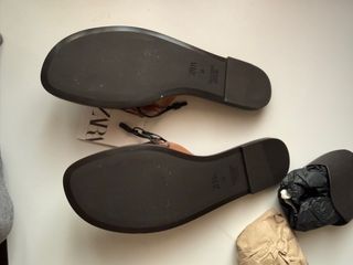 Sandalias Zara Marrón Talla 38