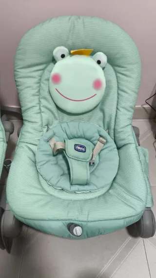 Hamaca para bebé con diseño de rana