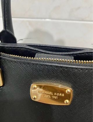 Bolso Michael Kors Piel Negro Auténtico