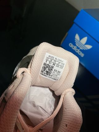 Adidas Beige/Rosa Zapatillas Deportivas