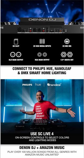 Denon DJ SC LIVE 4 Controlador DJ
