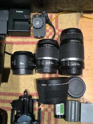 Equipo fotográfico Canon