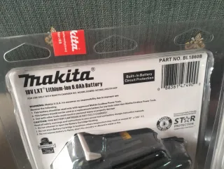 Pack 4 Baterías Compatibles Makita BL1860B 18V 6Ah