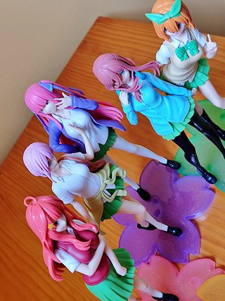 5 Figuras Quintillizas Gotoubun no Hanayome