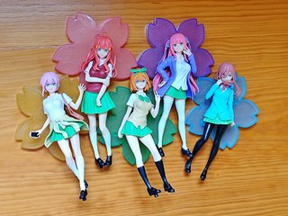 5 Figuras Quintillizas Gotoubun no Hanayome