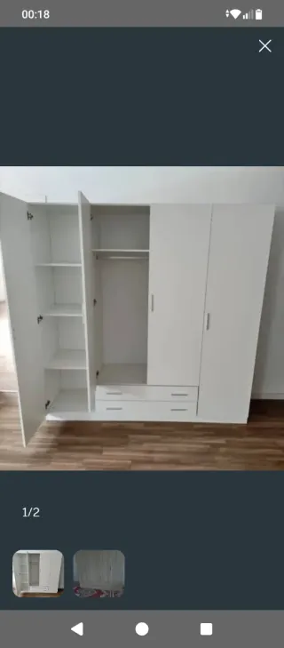 Armarios nuevos blancos