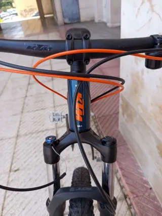 Bicicleta KTM Talla M Azul/Plata