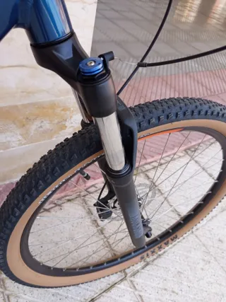 Bicicleta KTM Talla M Azul/Plata