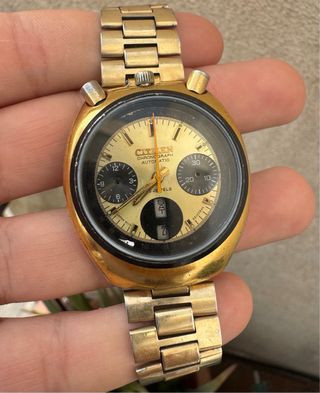 Reloj Citizen Bullhead Chrono Automático Vintage