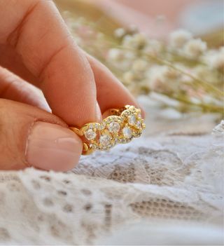 Anello donna oro con zirconi