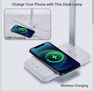 Lámpara de Escritorio con Carga Inalámbrica Nueva
