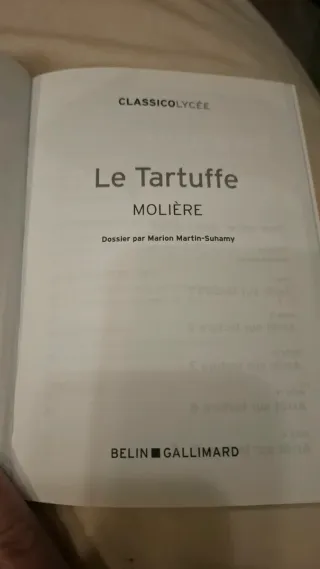 Le Tartuffe - Molière - Classicolycée