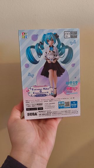 Sega Chokonose Hatsune Miku X Cinnamoroll Figure