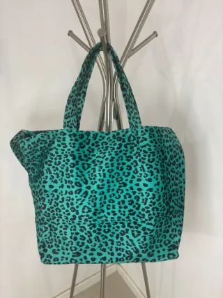 Mala saco Alo com padrão leopardo