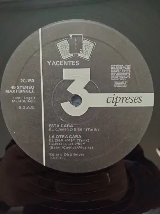 Vinilo Yacentes - En Cepos de Piedra (1985)