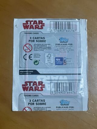 Sobres Cartas Coleccionables Star Wars