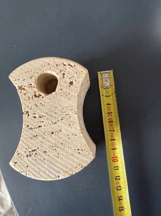 Candelabro in travertino