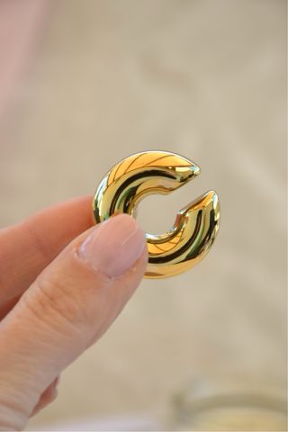 Ear cuff bombato chunky
