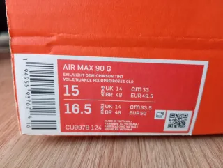 Nike Air Max Golf 49.5