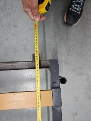 Somier metálico con láminas de madera