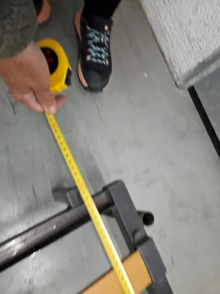 Somier metálico con láminas de madera