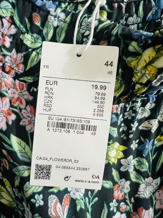 Falda larga estampada floral NUEVA