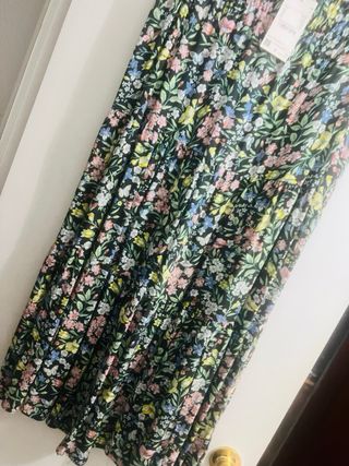 Falda larga estampada floral NUEVA